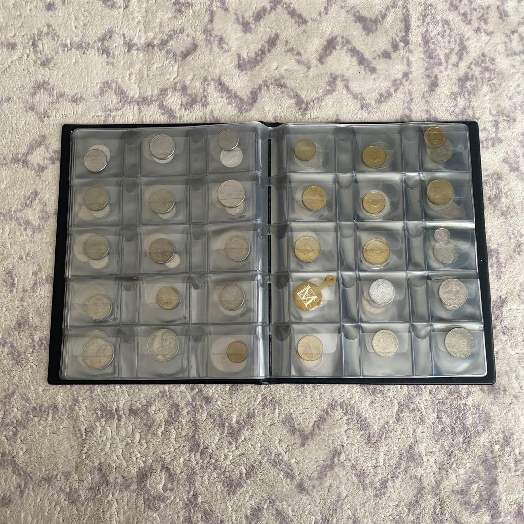 旧貨幣 アルバム 105枚