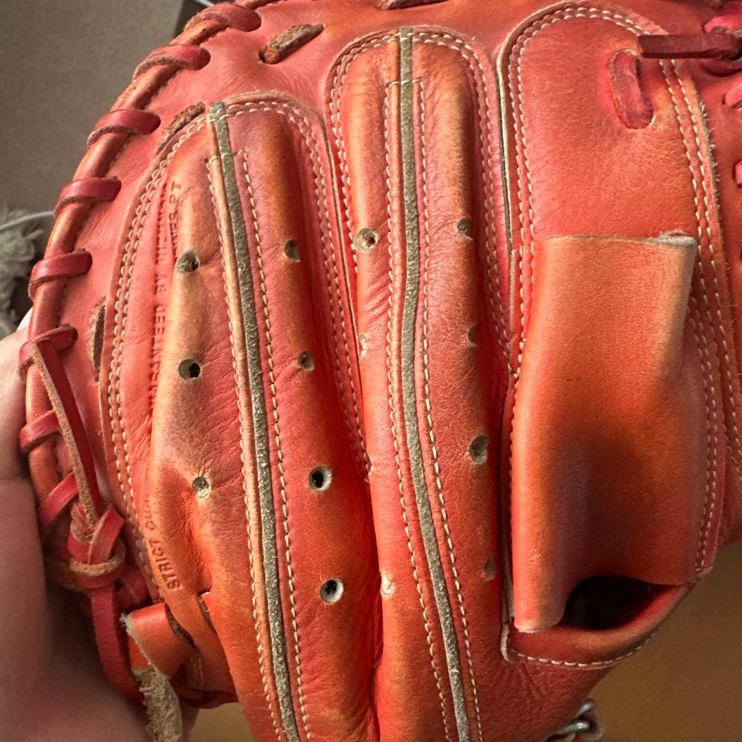 Mizuno Global Elite軟式 オレンジグローブ
