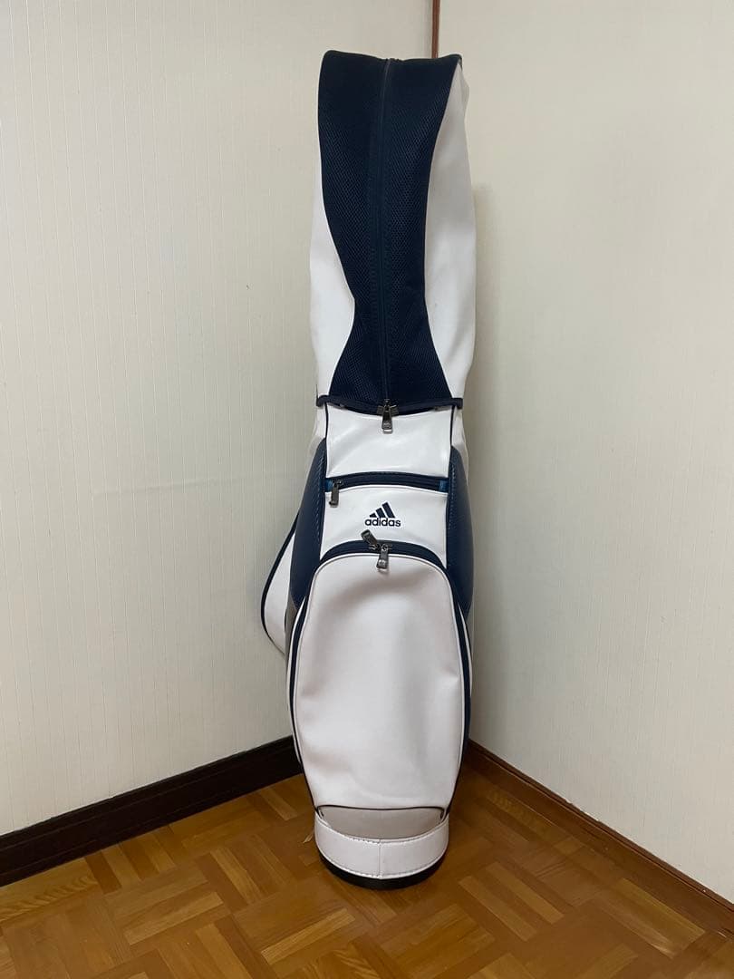 美品 アディダス キャディバッグ メンズ ZGキャディバッグ ゴルフ 軽量