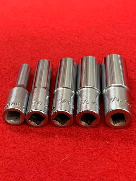 Koken 工具 ラチェット インチソケット等8点セット (T)