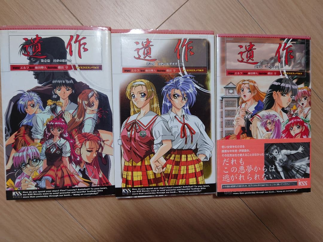 【まとめ売りのみ】遺作 全3巻 ケイエスエスノベルズ