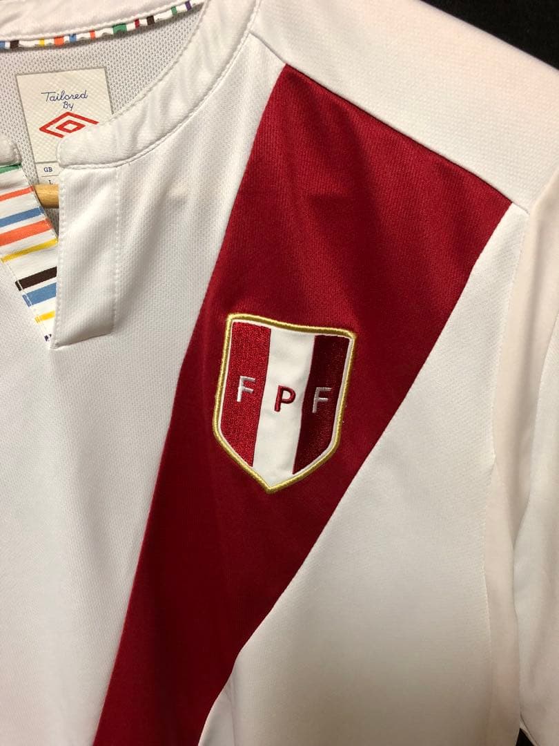 アンブロ　umbro サッカー　ペルー代表　ユニフォーム　ゲームシャツ