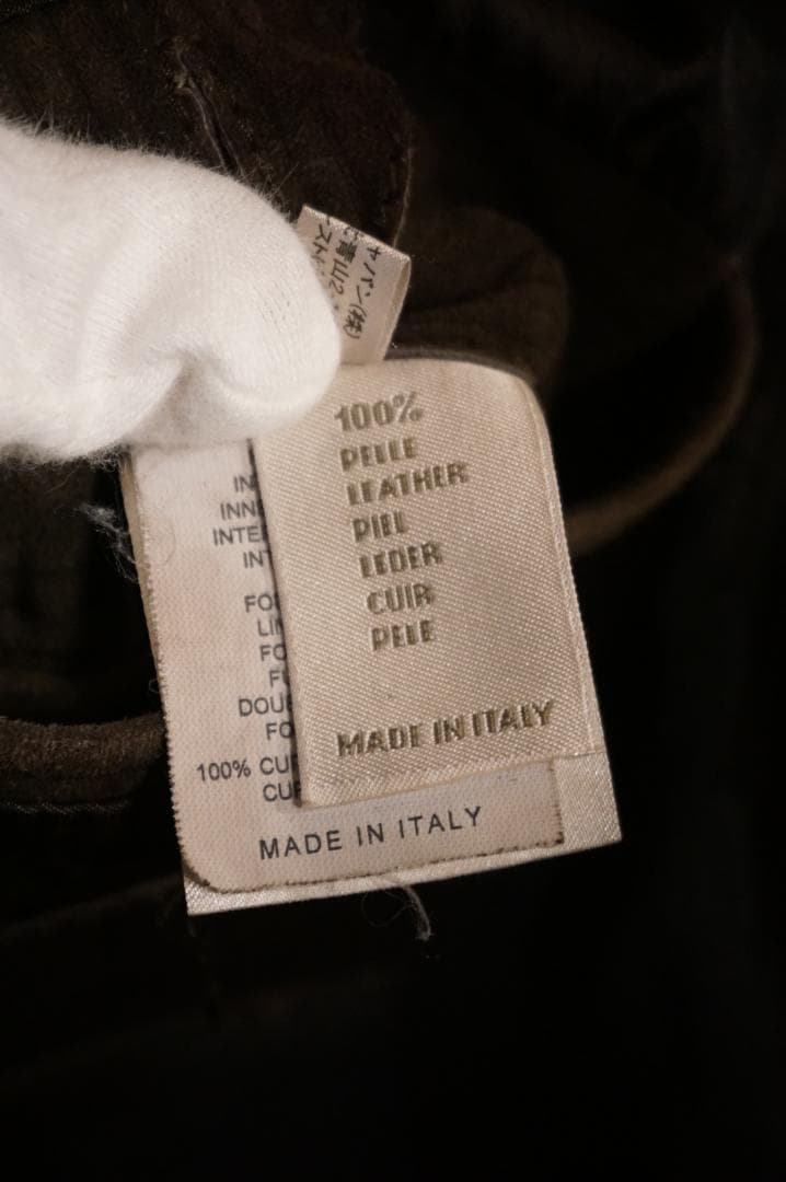 Ermenegildo Zegna ゼニア スエードレザー ジャケット 46