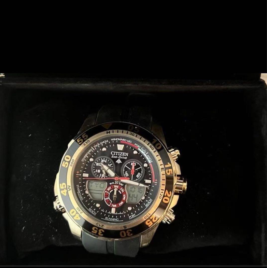 CITIZEN ラバーベルト メンズ 腕時計 C660-S067634