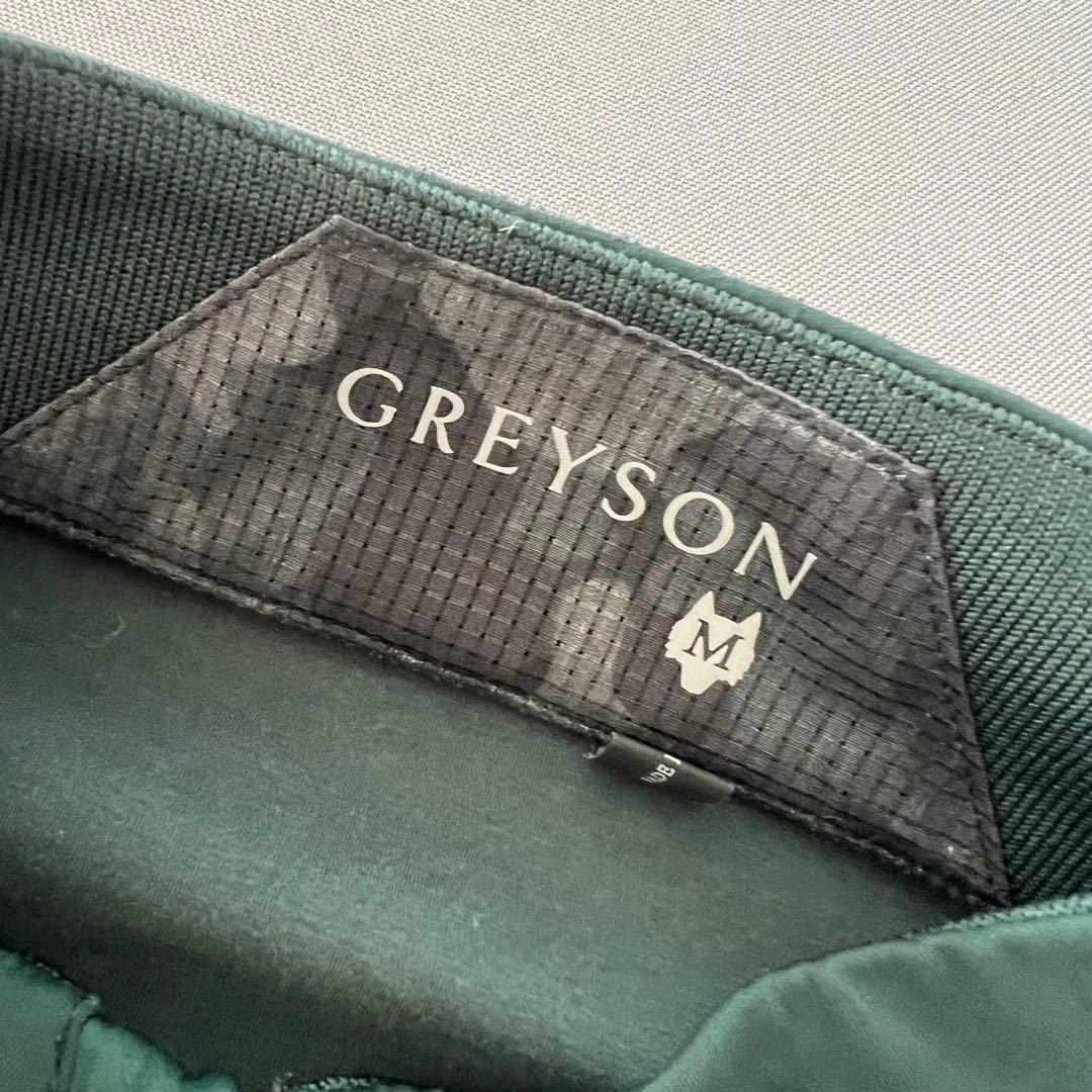 GREYSON グレイソン　ハーフジップ　長袖シャツ　緑　メンズ　グリーン　 M