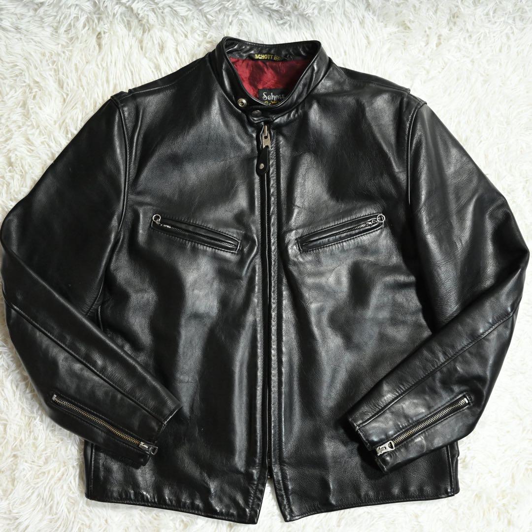 米国製 ショット レザージャケット ライダースジャケット 641xx 42
