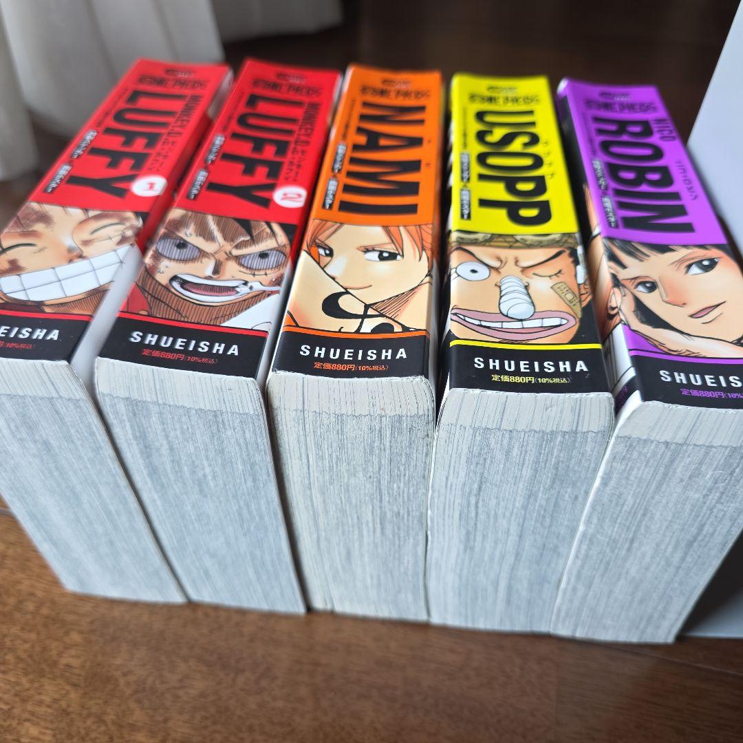 ONE PIECEワンピース キャラクターリミックス　全巻　コンビニコミック