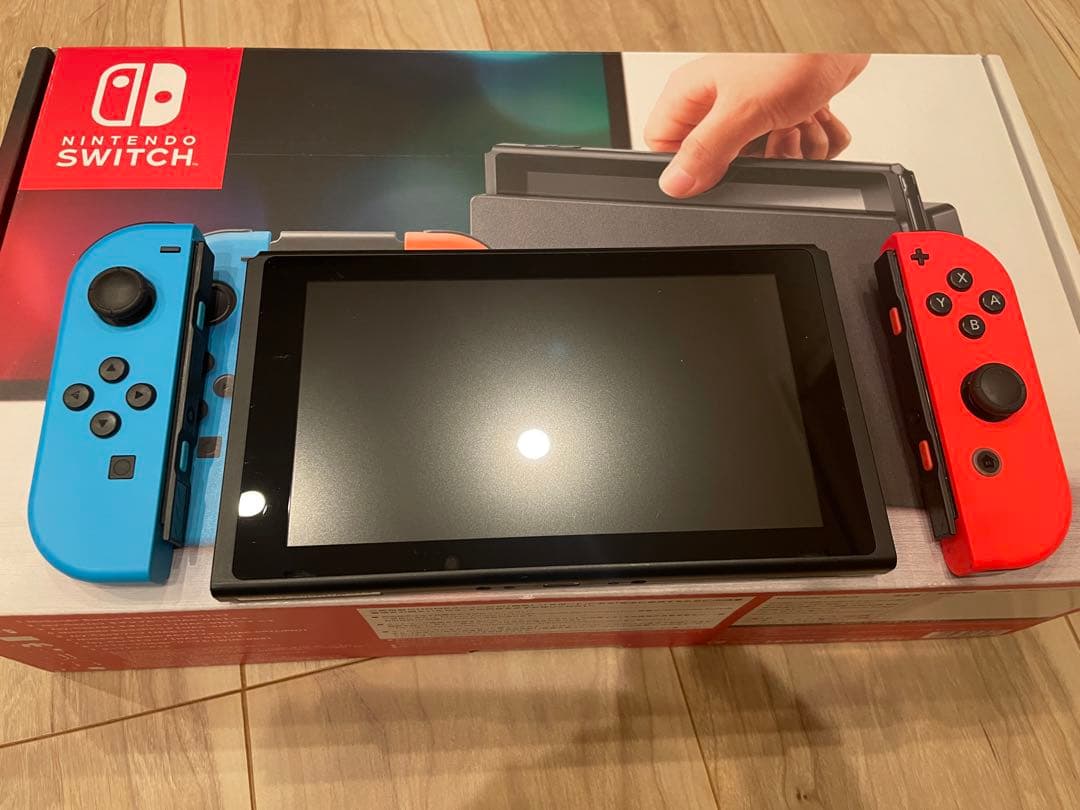 【美品】Nintendo Switch 本体 青・オレンジジョイコン