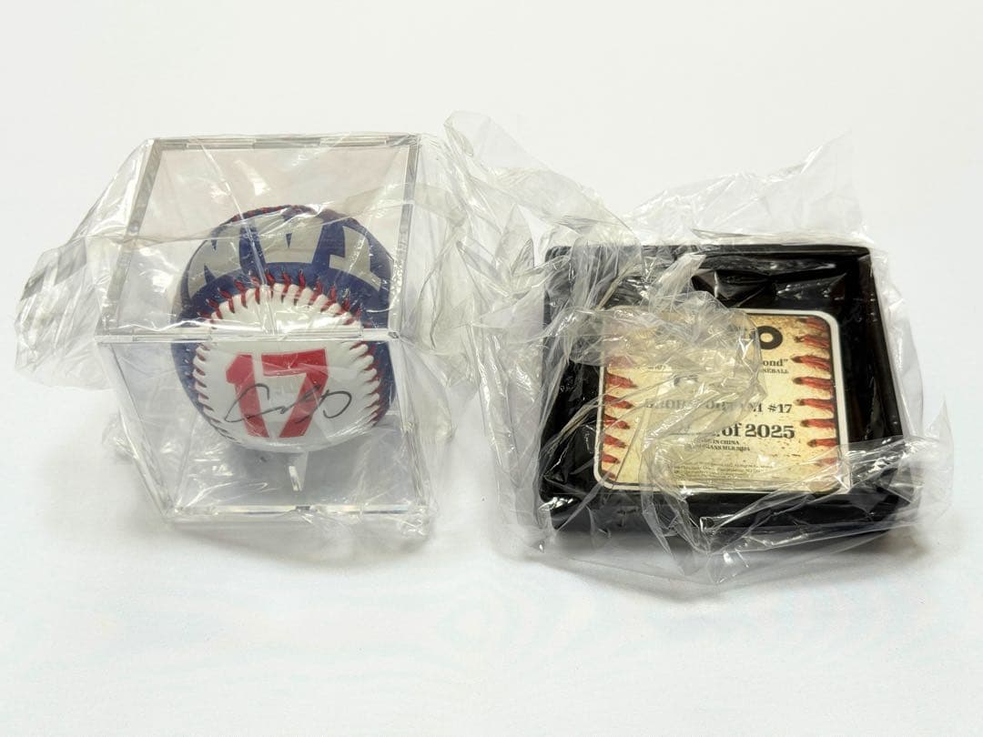 大谷翔平 17番 プリントサイン入り ボール 2025個限定 ドジャース