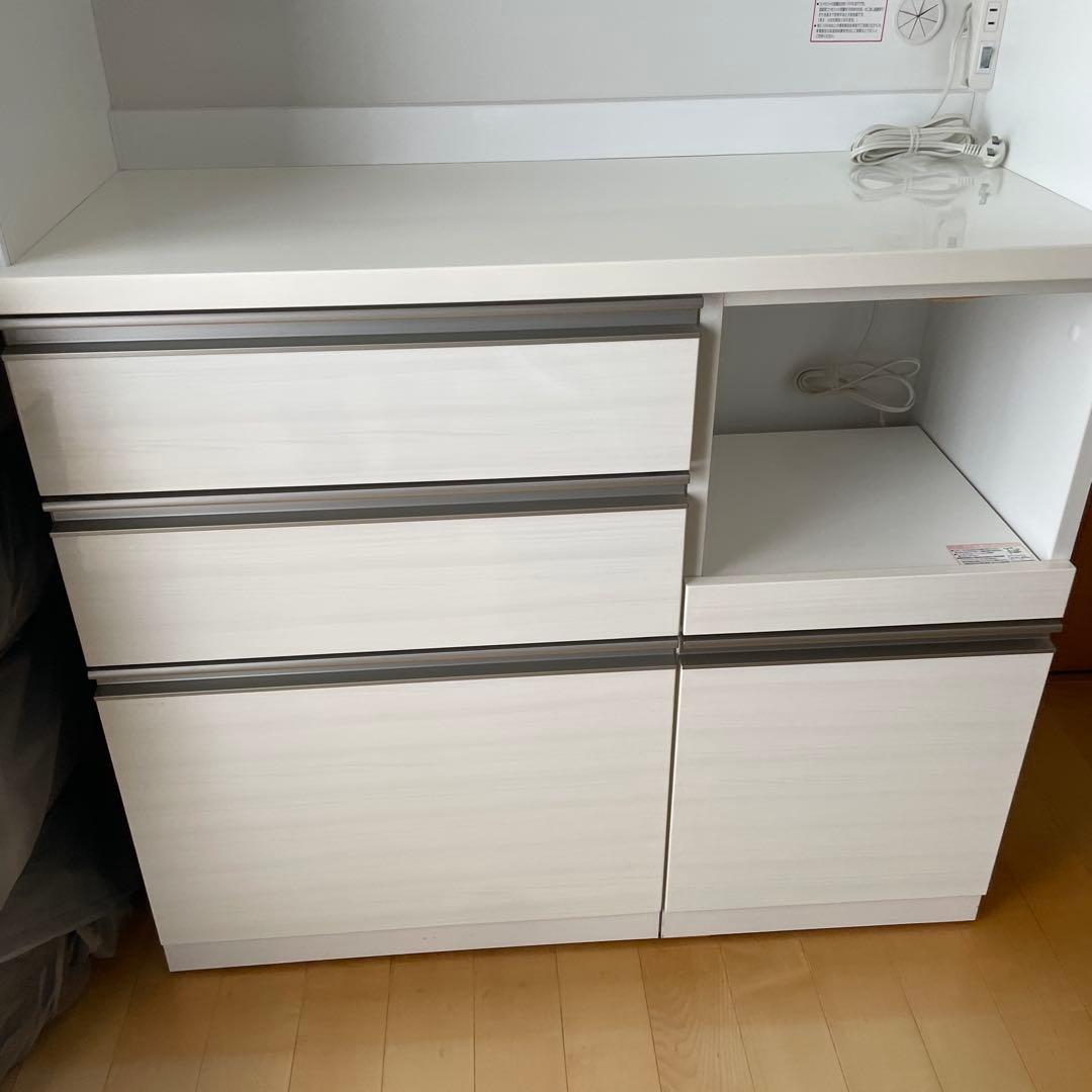 ニトリ 100 食器棚　カップボード