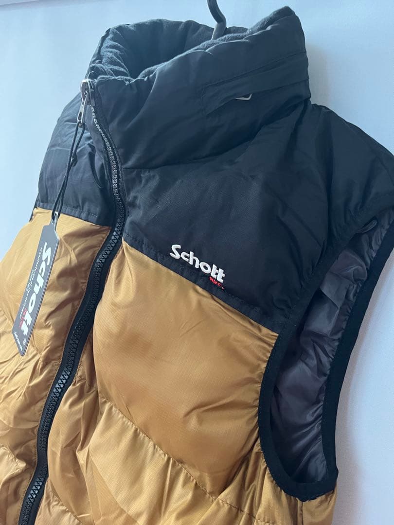 Schott N.Y.C.キルティングベスト 新品タグ付き L