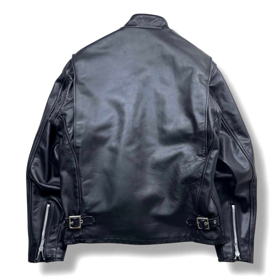 ショット 641 レザー ライダース ジャケット ボア ライナー付 38 M
