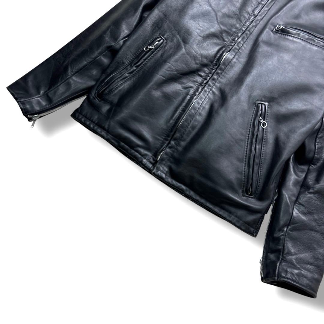 ショット 641 レザー ライダース ジャケット ボア ライナー付 38 M