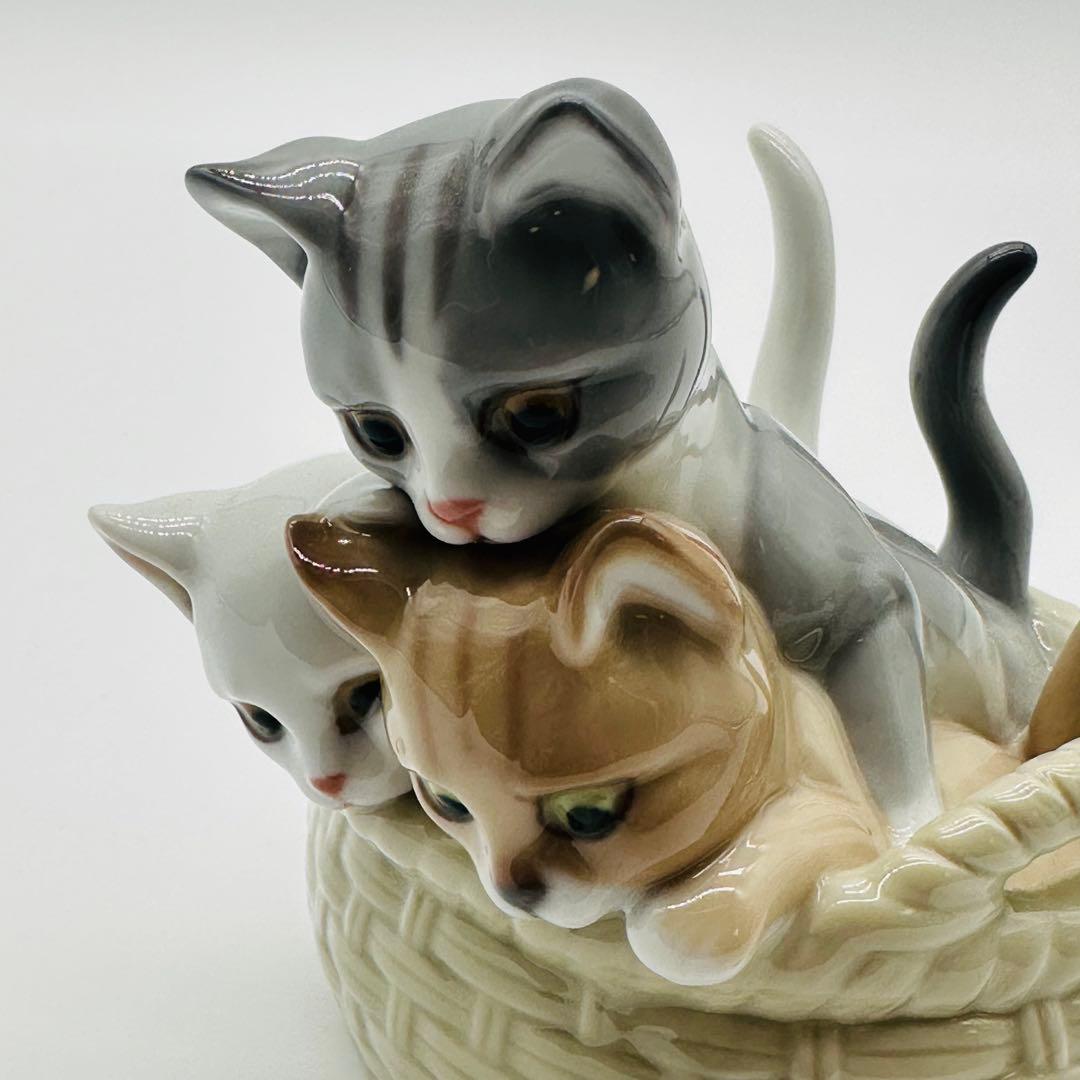 リヤドロ LLADRO 「見いつけた」 08693 フィギュリン 猫 ネズミ