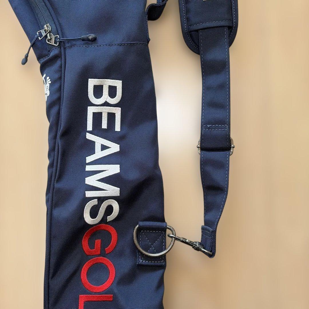 BEAMS GOLF キャディバッグ ネイビー