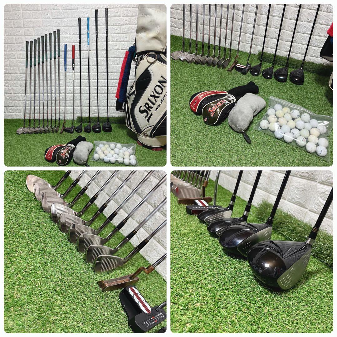 ゴルフを始める方にオススメ SRIXON他 メンズゴルフクラブ豪華15本セット