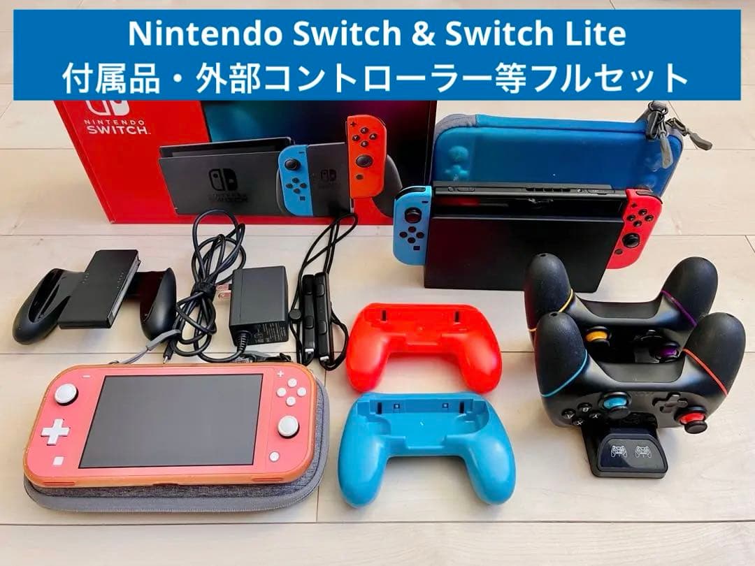 Nintendo Switch&Switch Lite コントローラ他フルセット