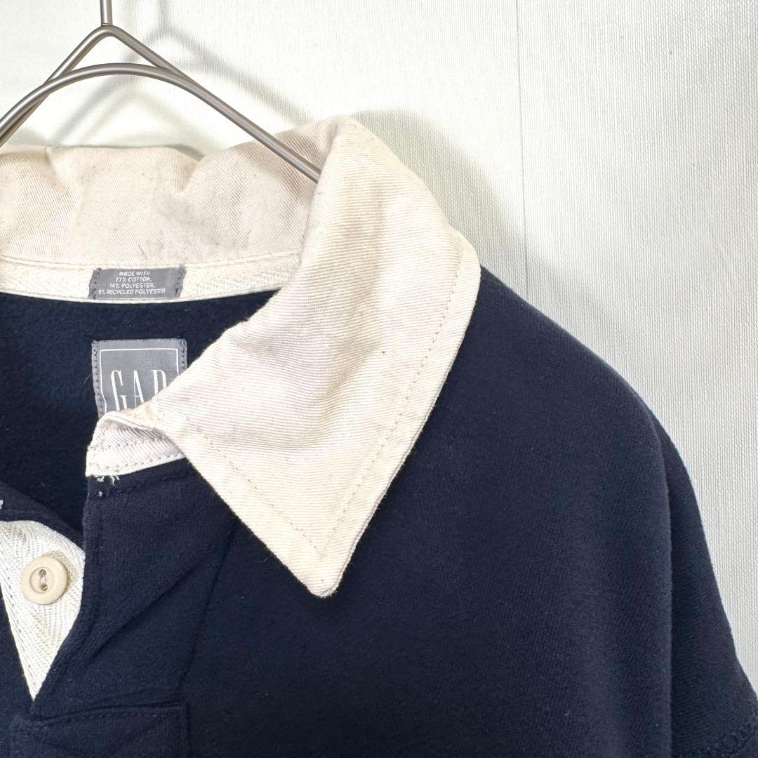 OLDGAP ラガースウェット 裏起毛 ボーダー　カンガルーポケット　長袖