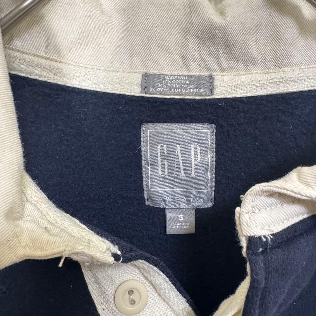 OLDGAP ラガースウェット 裏起毛 ボーダー　カンガルーポケット　長袖
