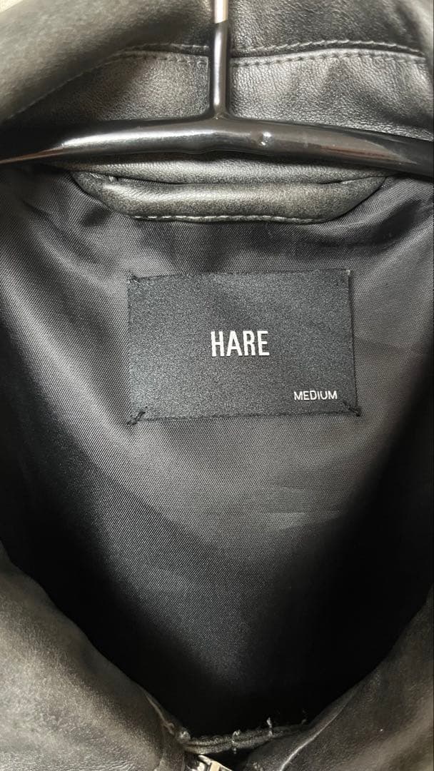 【HARE】【廃盤】レザーコンパクトブルゾン