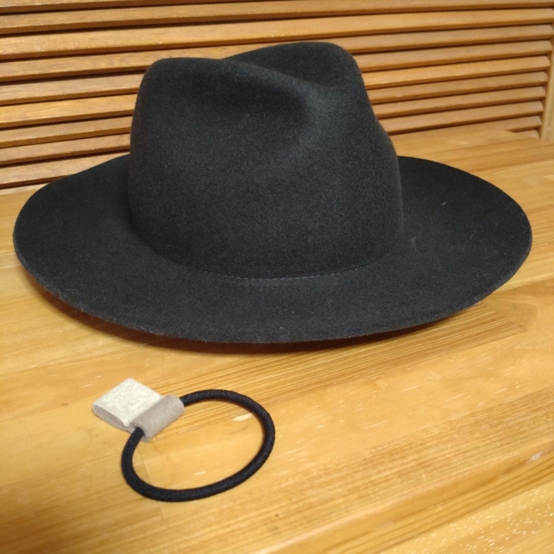 CA４LA　カシラ　撥水 たためる　中折れハット　グレー