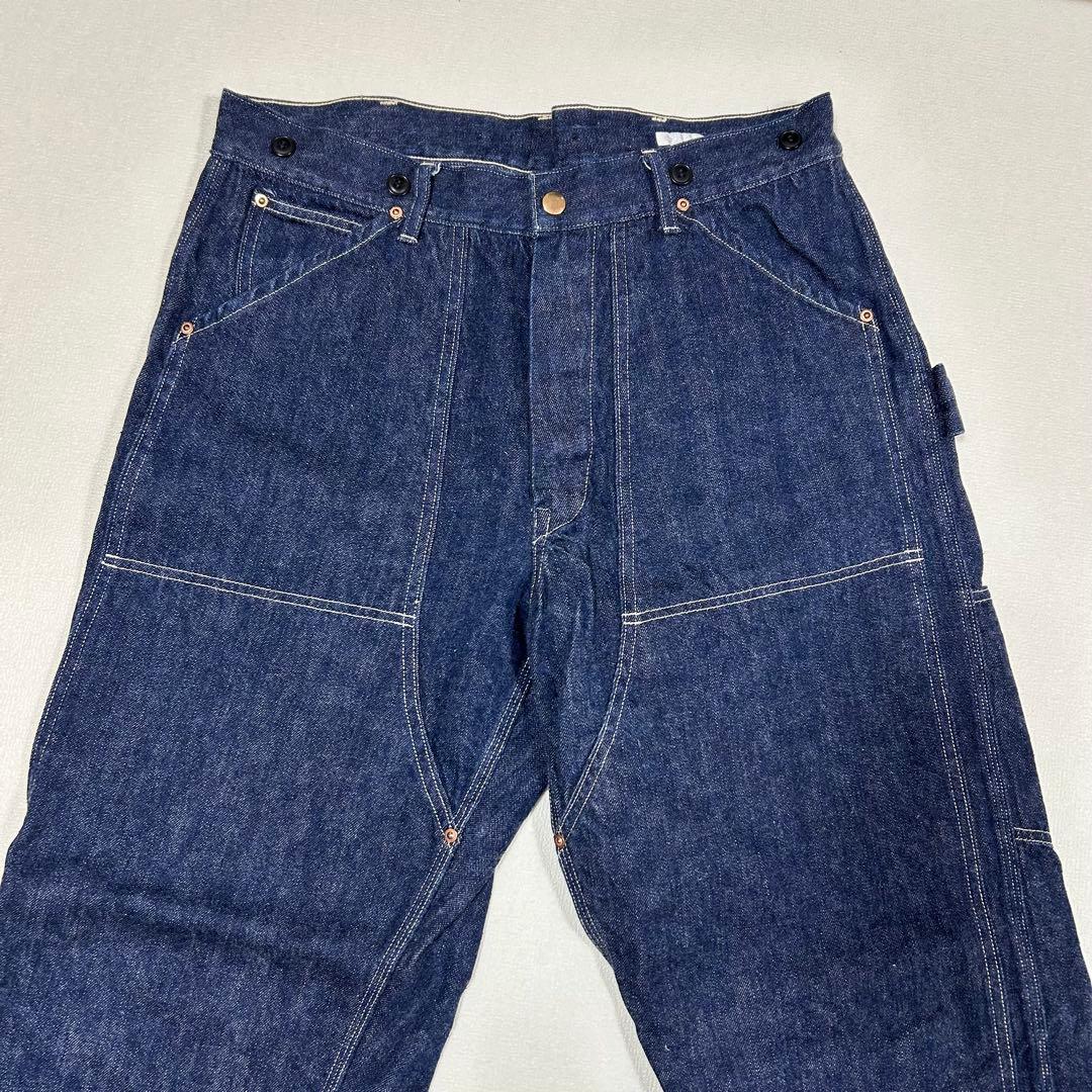 comoli レショップ別注　デニムペインターパンツ