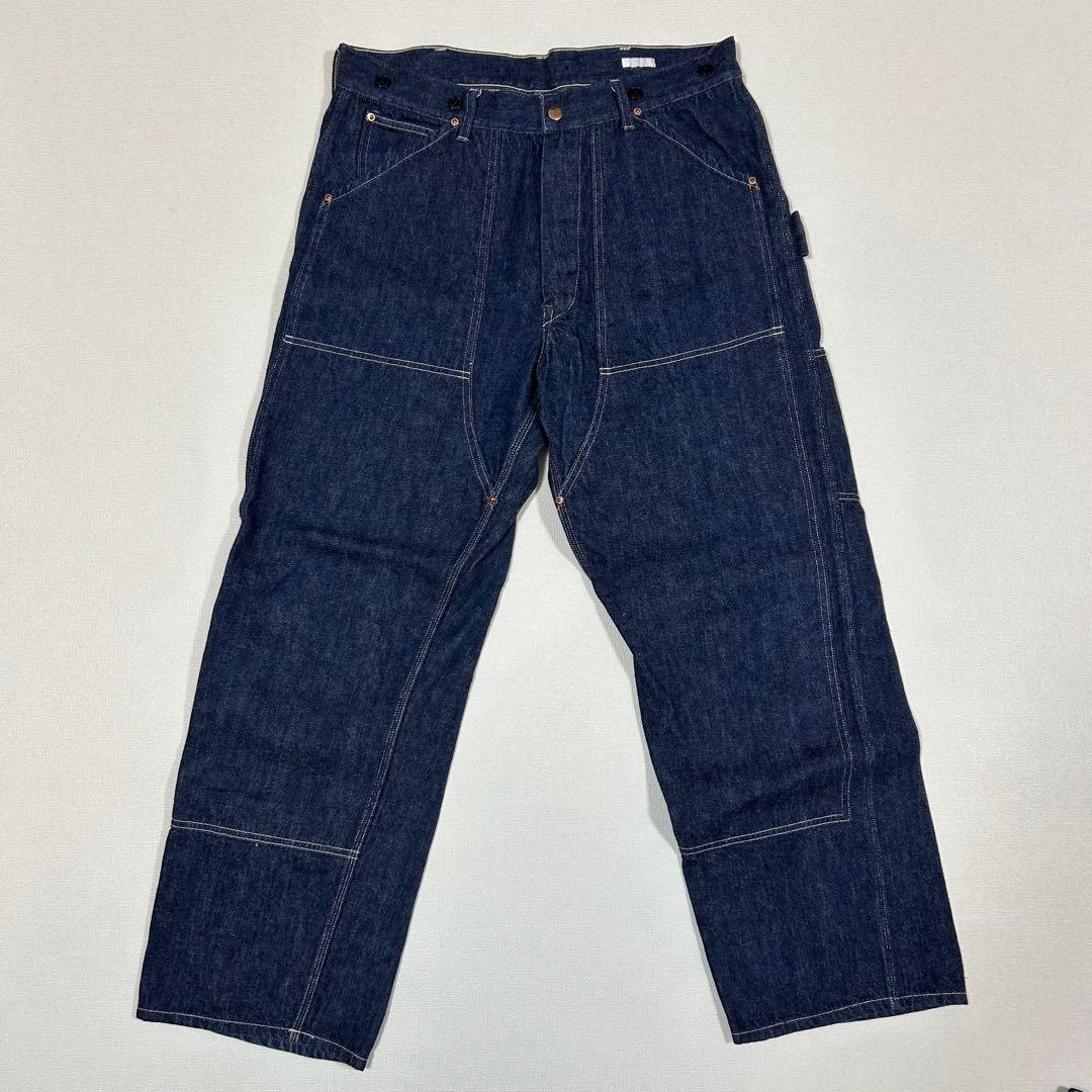 comoli レショップ別注　デニムペインターパンツ