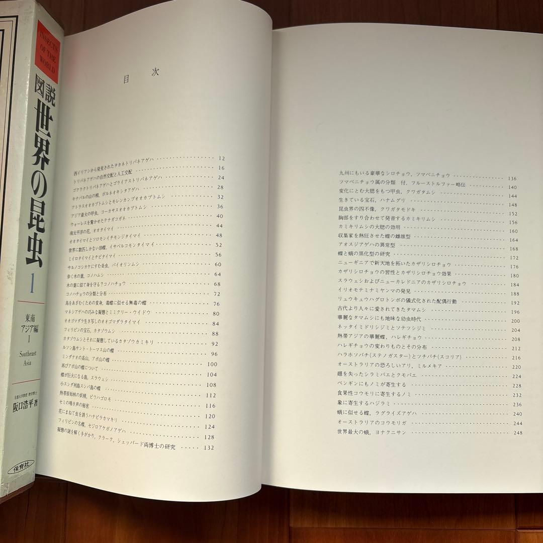 図説　世界の昆虫　全６巻　阪口浩平