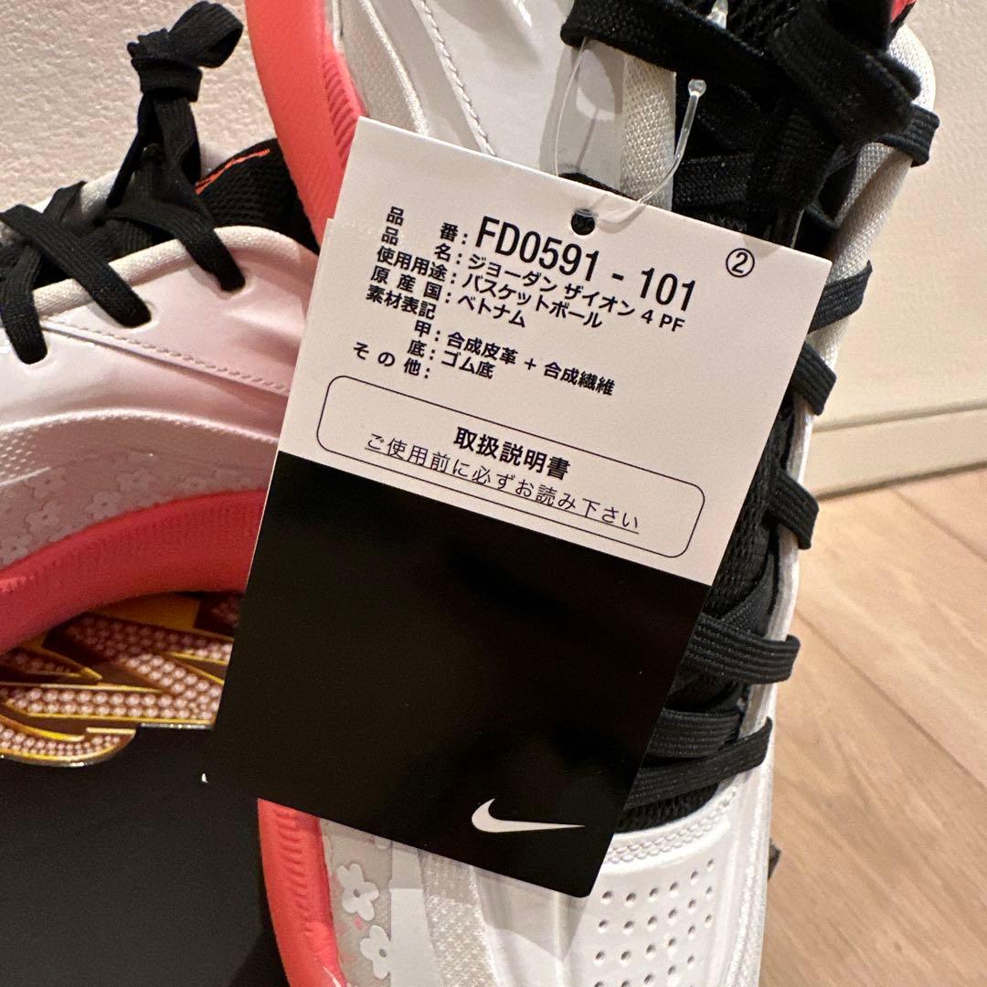 Jordan ザイオン4 PFバスケットボールシューズ 26.5cm