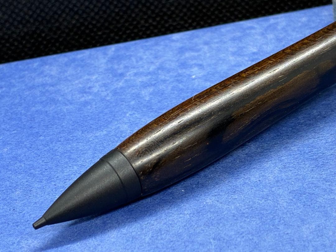【早い者勝ち】シャムガキ　シャーペン0.5 加藤金属　木軸ペン　ハンドメイド
