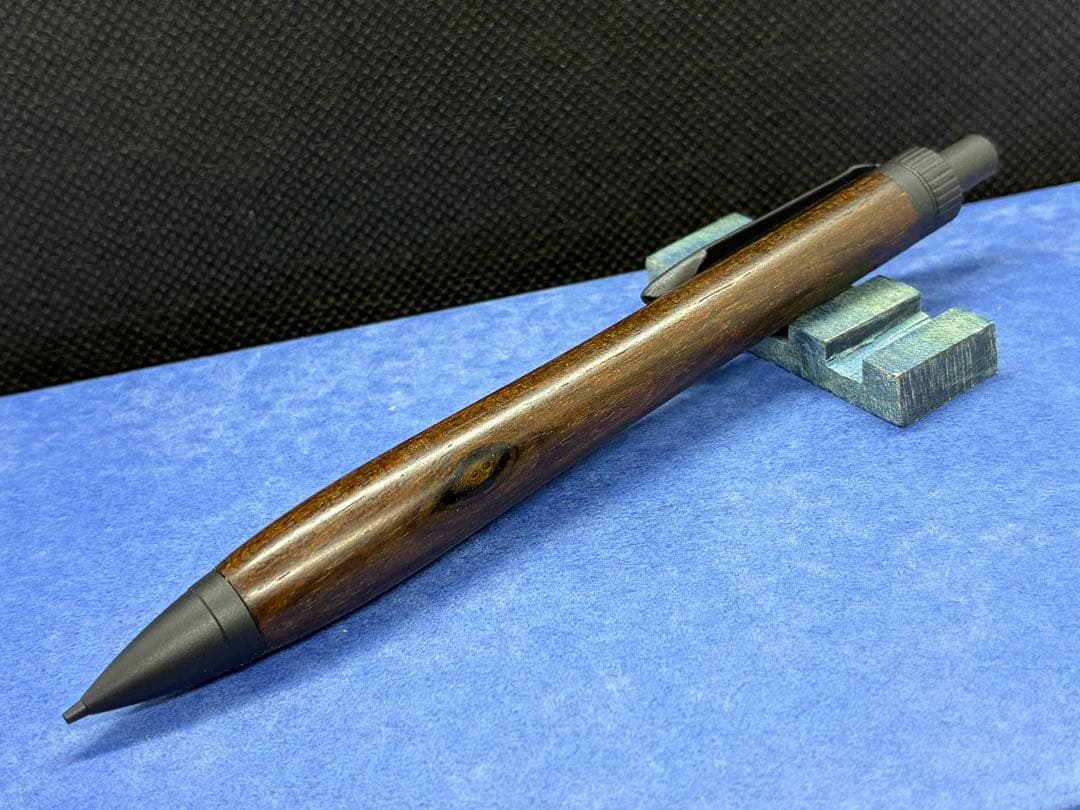 【早い者勝ち】シャムガキ　シャーペン0.5 加藤金属　木軸ペン　ハンドメイド