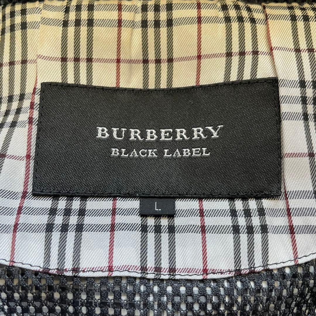 バーバリー BURBERRYブラックレーベル　ベスト フード チェック