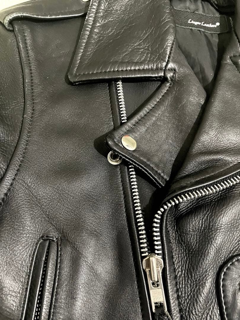 SALE 11/21まで ¥12000→¥9900 ダブルライダース 本革