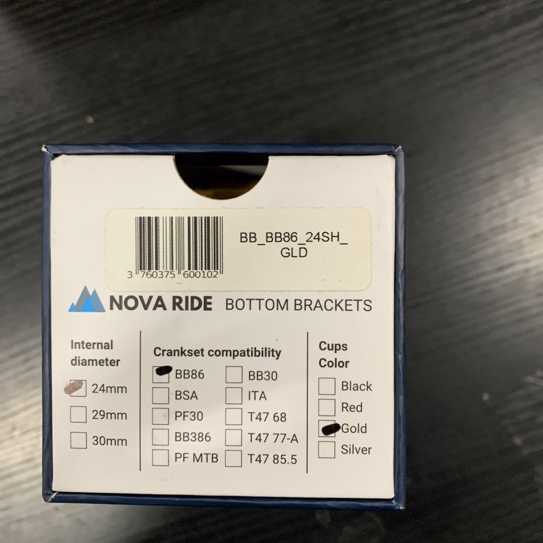 パーツ Nova ride BB86 SHIMANO 24mm