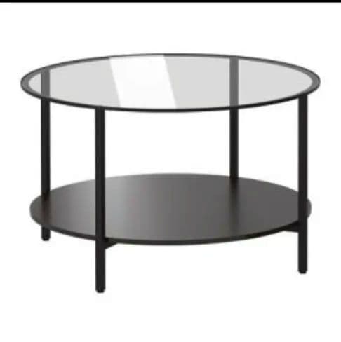 【IKEA】VITTSJÖ ヴィットショー　コーヒーテーブル　ガラス