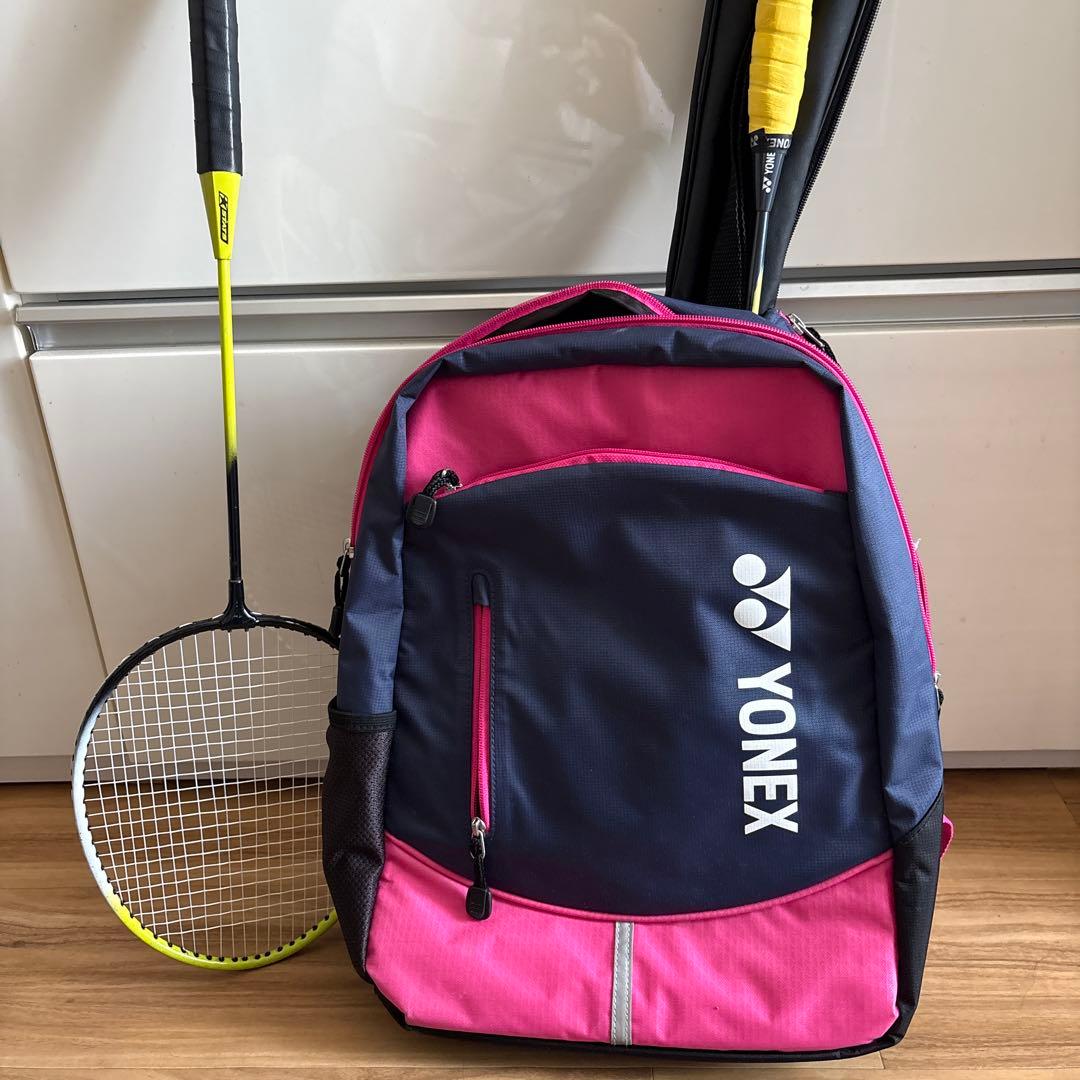 YONEX バドミントンラケット　4点セット