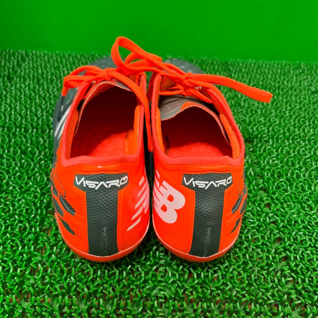 ニューバランス サッカースパイク ビザロ PRO HG D グレイ×オレンジ