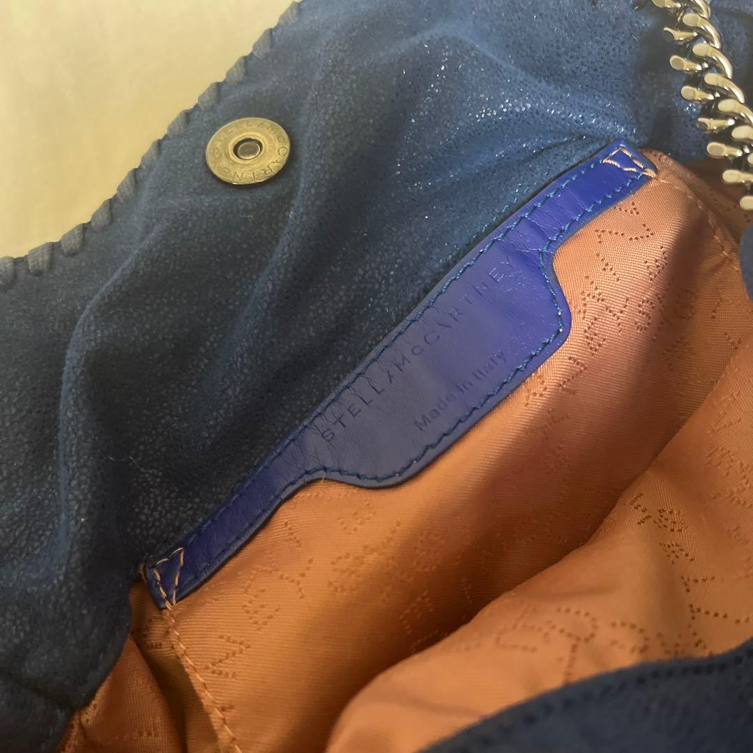 Stella McCartney 青 バッグ　ファラベラ