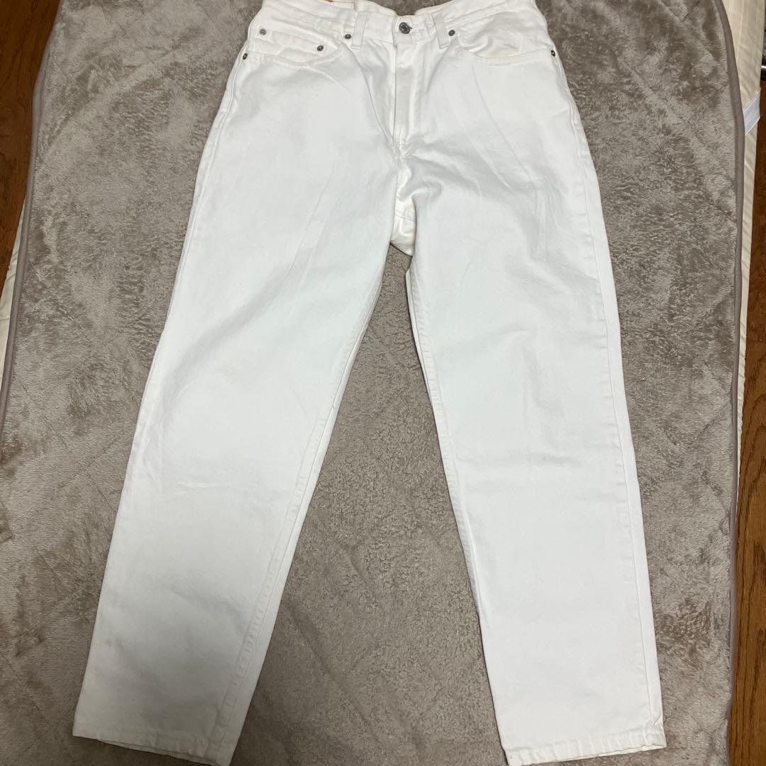 Levi's 550 RELAXED FIT ホワイト USA製 33×30