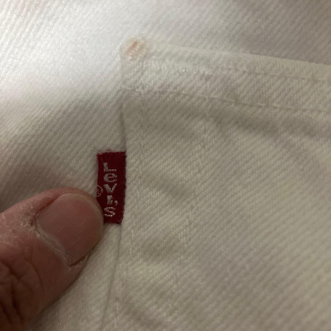Levi's 550 RELAXED FIT ホワイト USA製 33×30