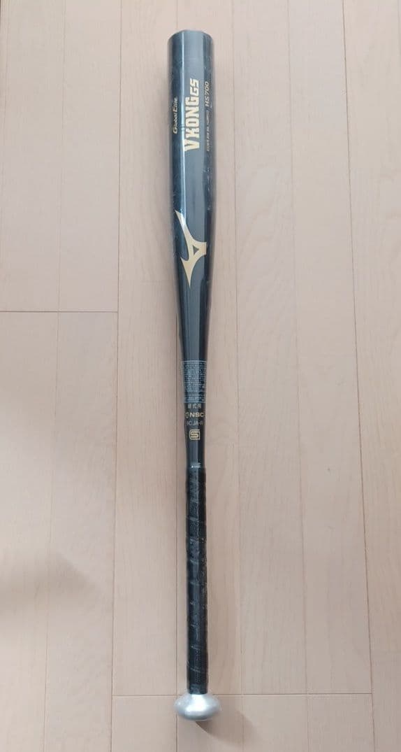 【新品未使用】一般硬式用金属バットミズノVコングGS高校野球新基準対応