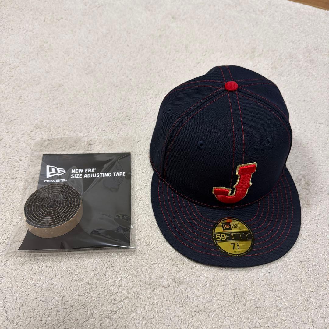 侍ジャパン NEW ERA 59FIFTY 7 3/8 サイズ調整テープ付