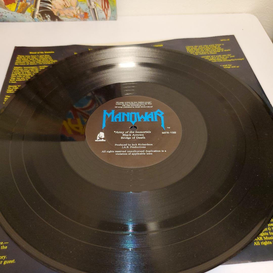 LPレコード マノウォー MANOWAR HAIL TO ENGLAND 輸入