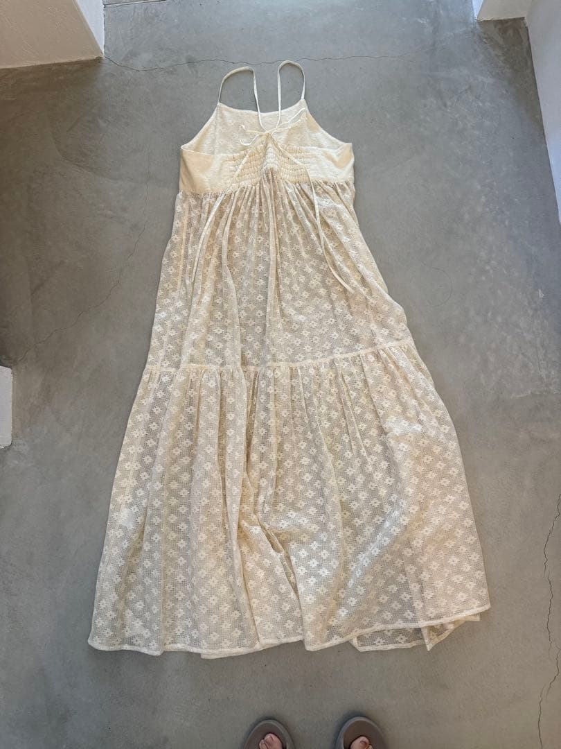 【新品】Heriter lace dress キャミワンピース ロング丈