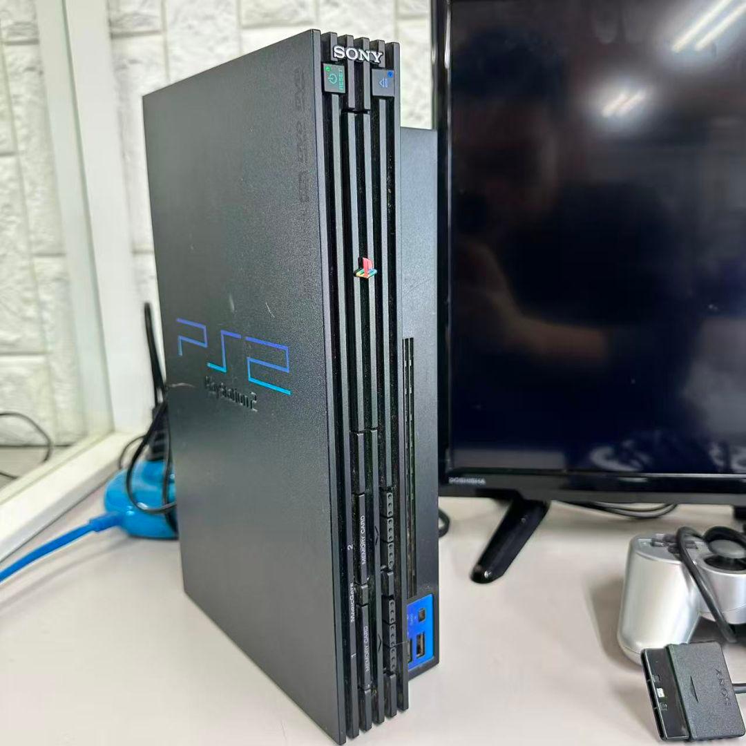 PlayStation 2 本体 + コントローラー2個 + テレビ本体セット