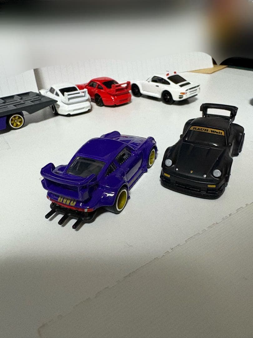 ホットウィールミニカー ポルシェ GT 8台セット&おまけ 2台