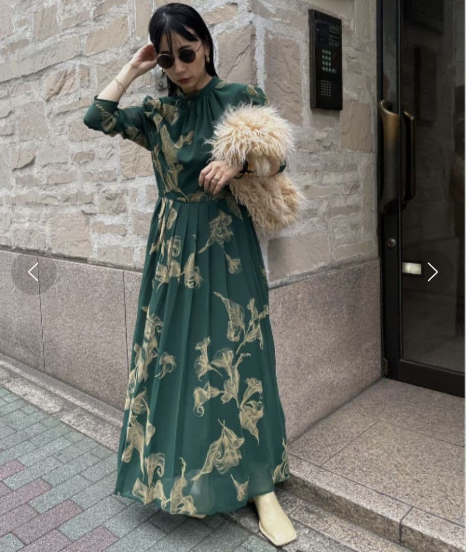 Ameri　UND CALLA FLOCKY DRESS