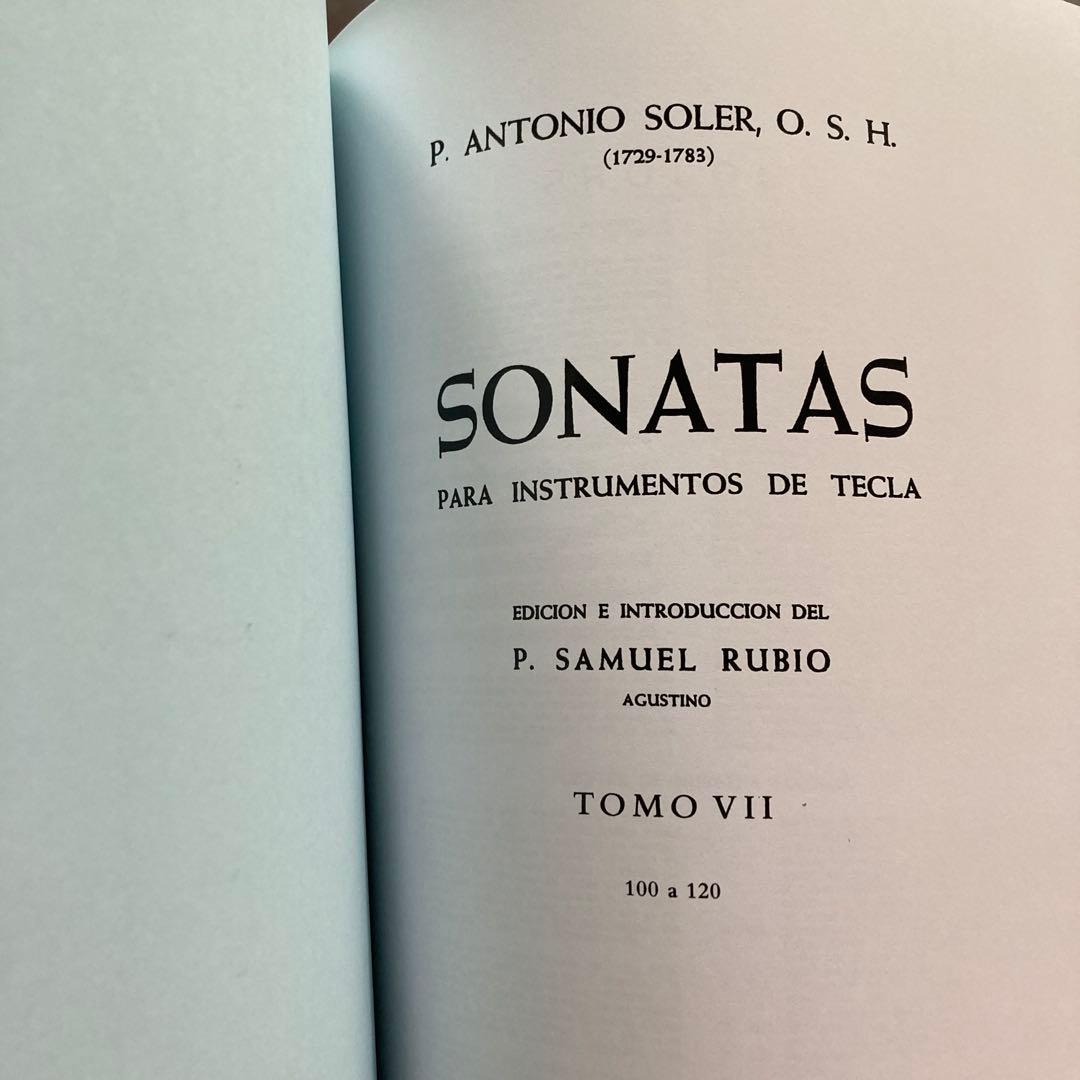 アート・デザイン・音楽 Antonio Soler /Sonatas Tomo VII UNION M
