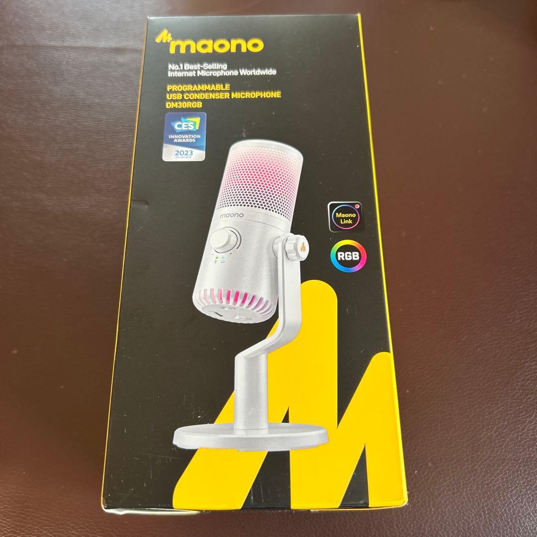 MAONO USB コンデンサーマイク ゲーミングマイク PC マイク