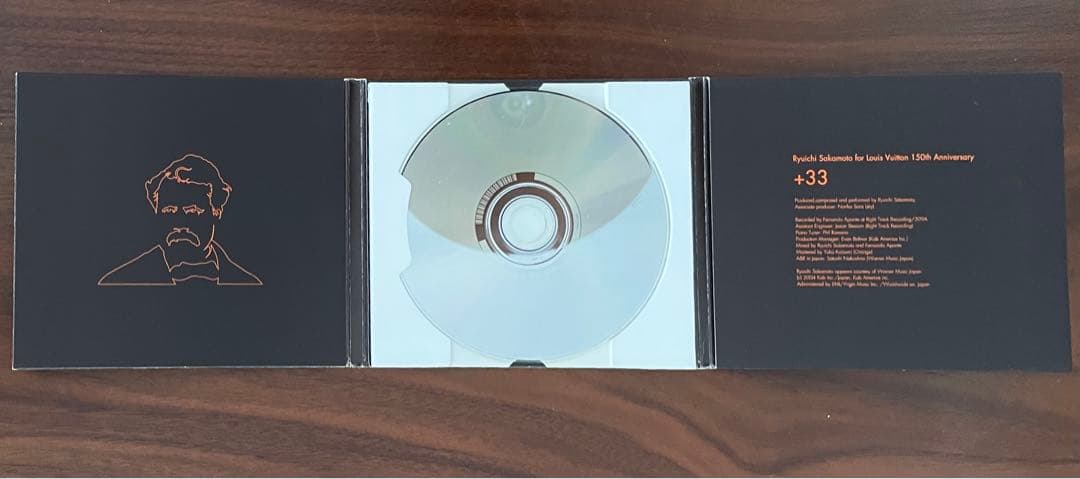 坂本龍一　ルイヴィトン１５０周年メモリアルCD　+33